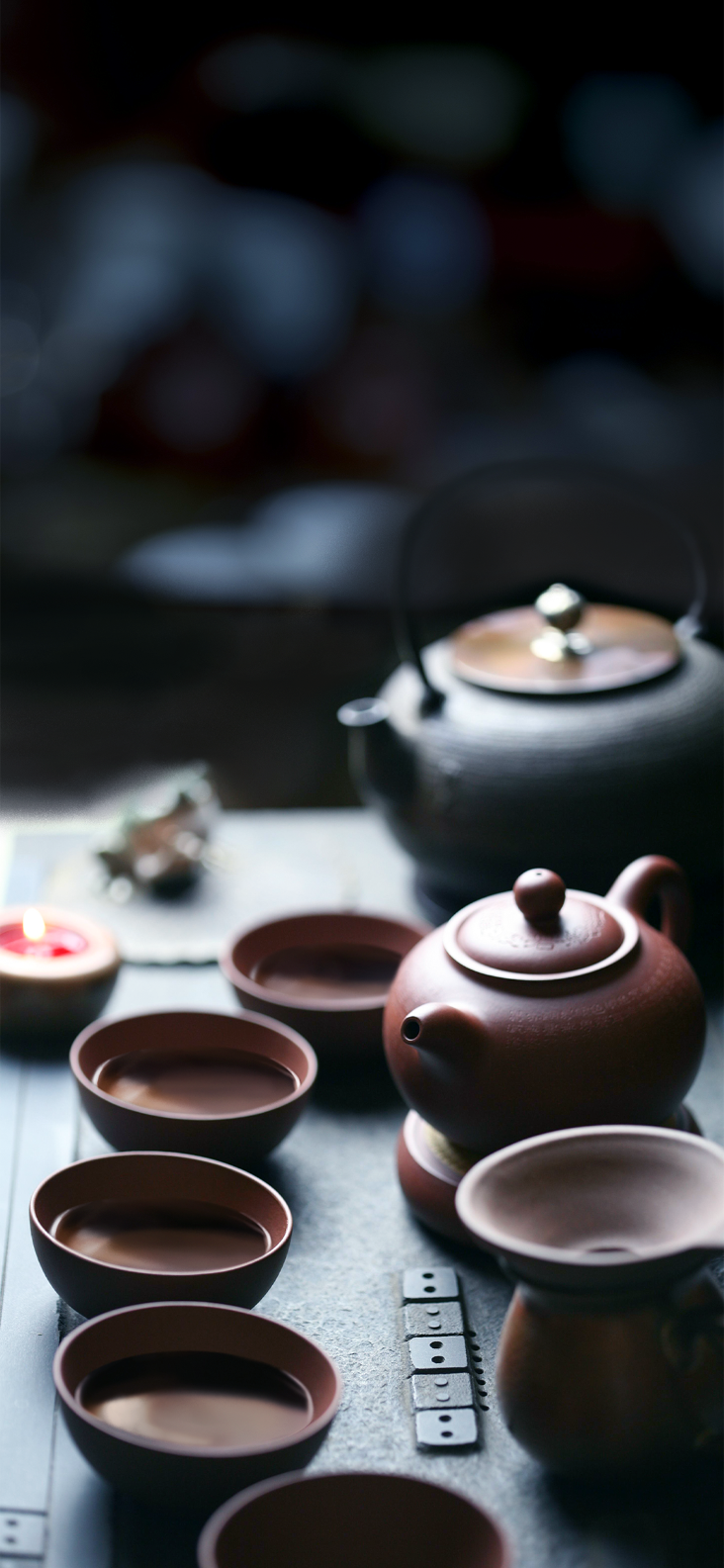 处暑，节气，茶，实景，手机海报
