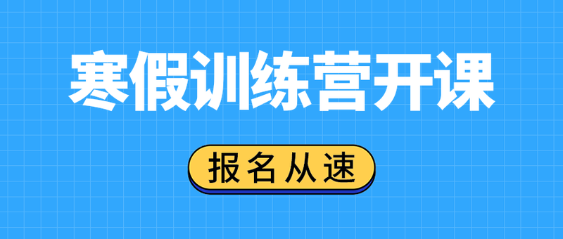 寒假训练营开课
