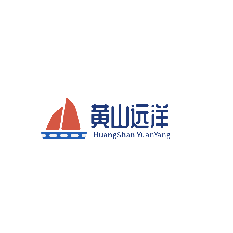 竹鱼厨房餐饮店蓝色logo