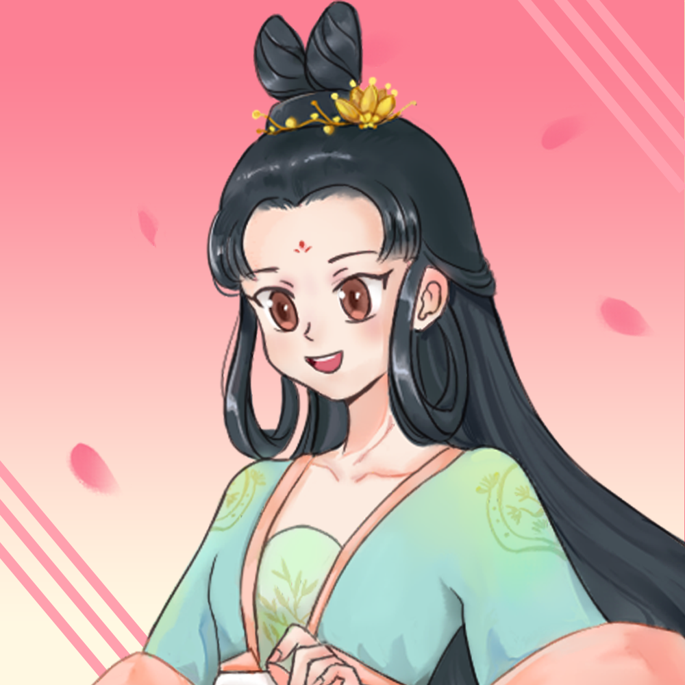 古风，二次元少女，头像