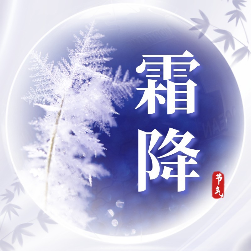霜降，二十四节气，文艺