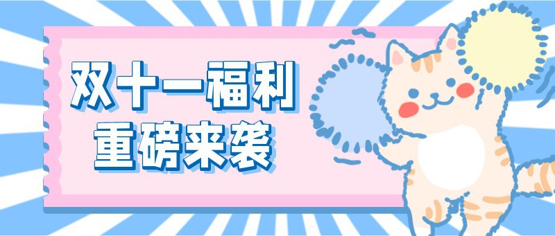 /static/assets/images/default-pic.png 双十一,11,福利,促销,手绘,公众号