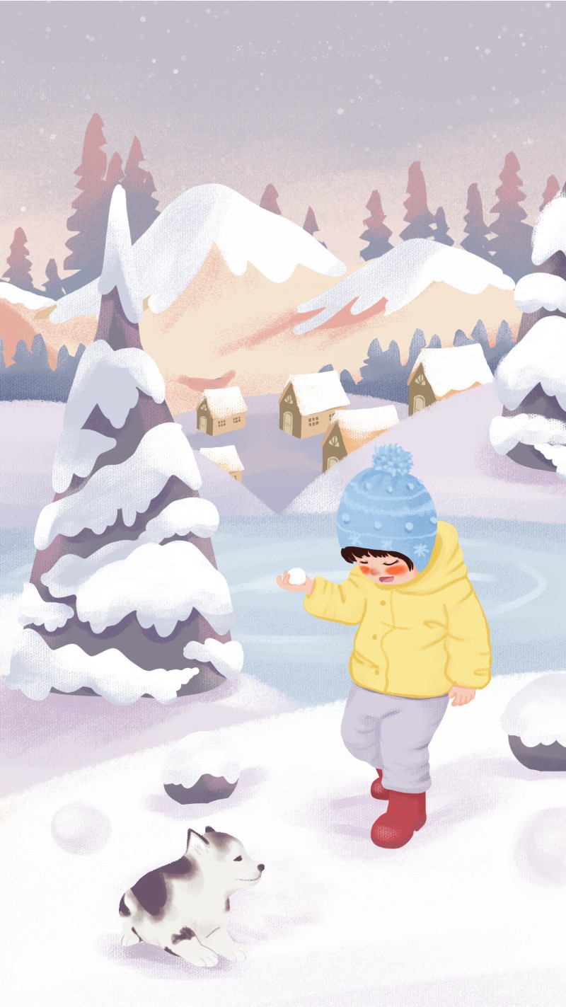 /static/assets/images/default-pic.png 立冬,节气,手绘,雪,手机海报