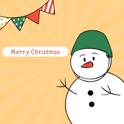 圣诞节，雪人，情侣，节日