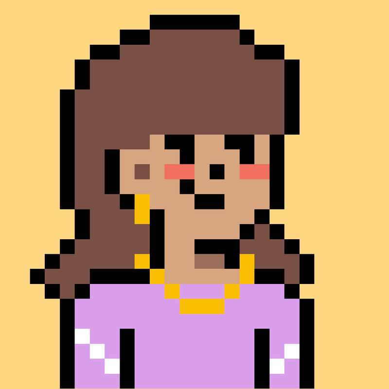 /static/assets/images/default-pic.png NFT头像,女孩,小辫子,紫色,可爱,像素,微信头像