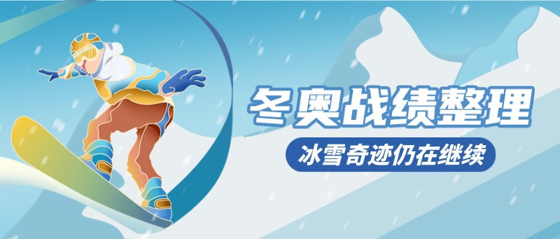 公众号封面 新媒体 冬奥