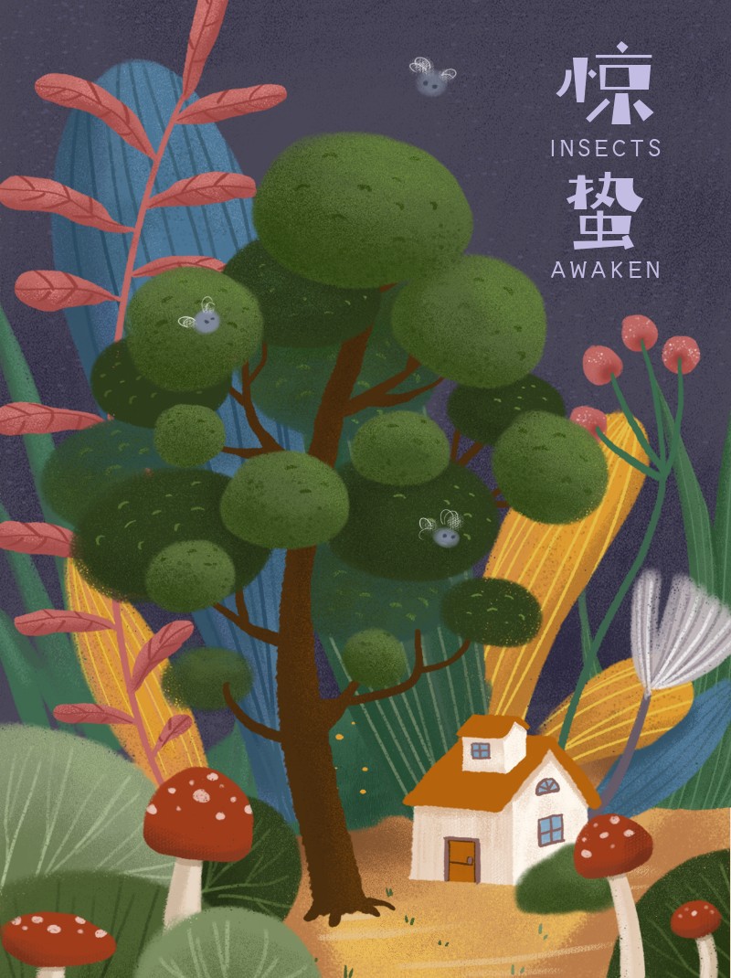 /static/assets/images/default-pic.png 惊蛰,节气,插画,手绘,小红书配图