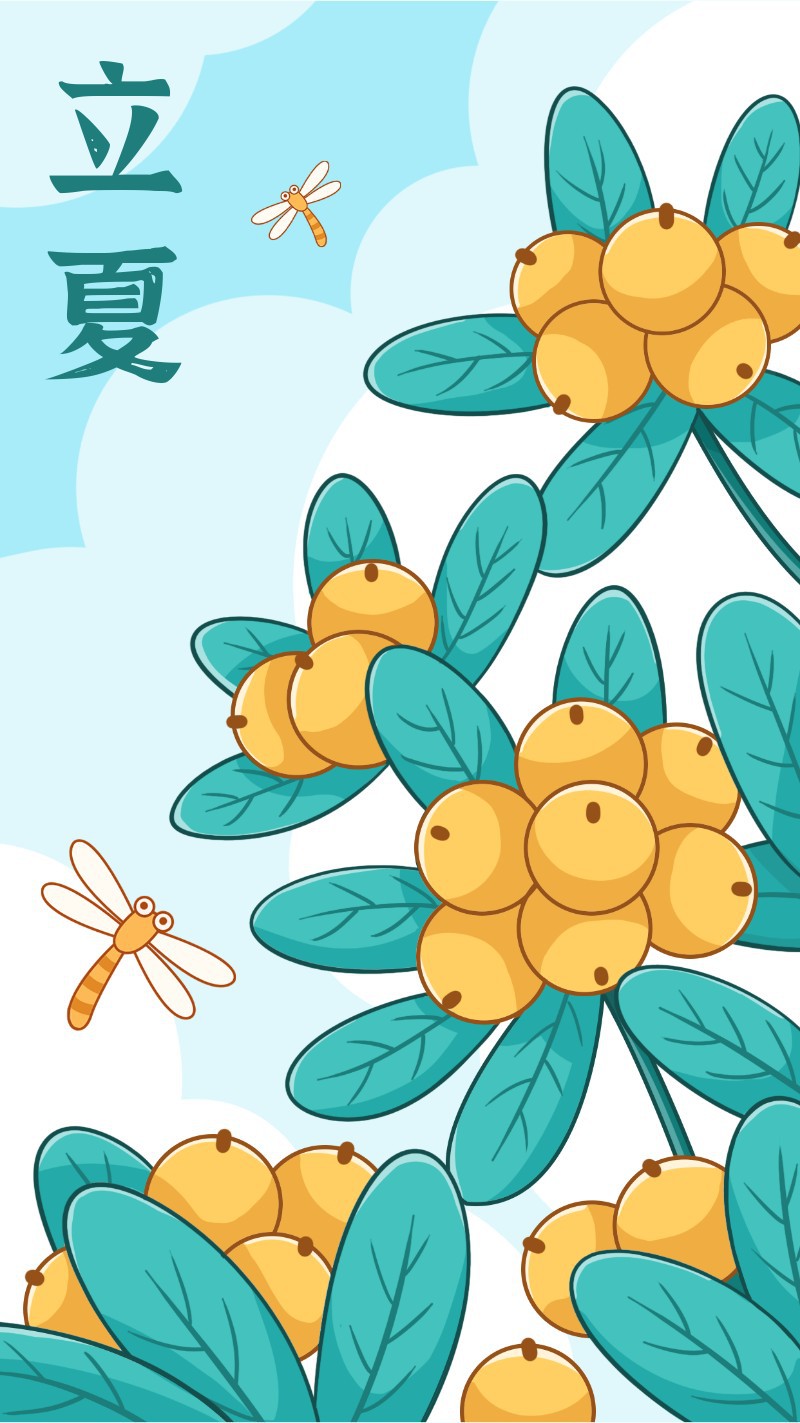 /static/assets/images/default-pic.png 立夏,枇杷,蜻蜓,海报