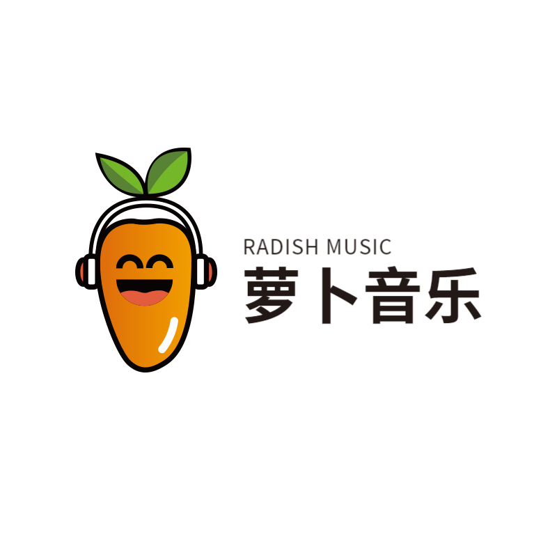 萝卜音乐卡通形象LOGO