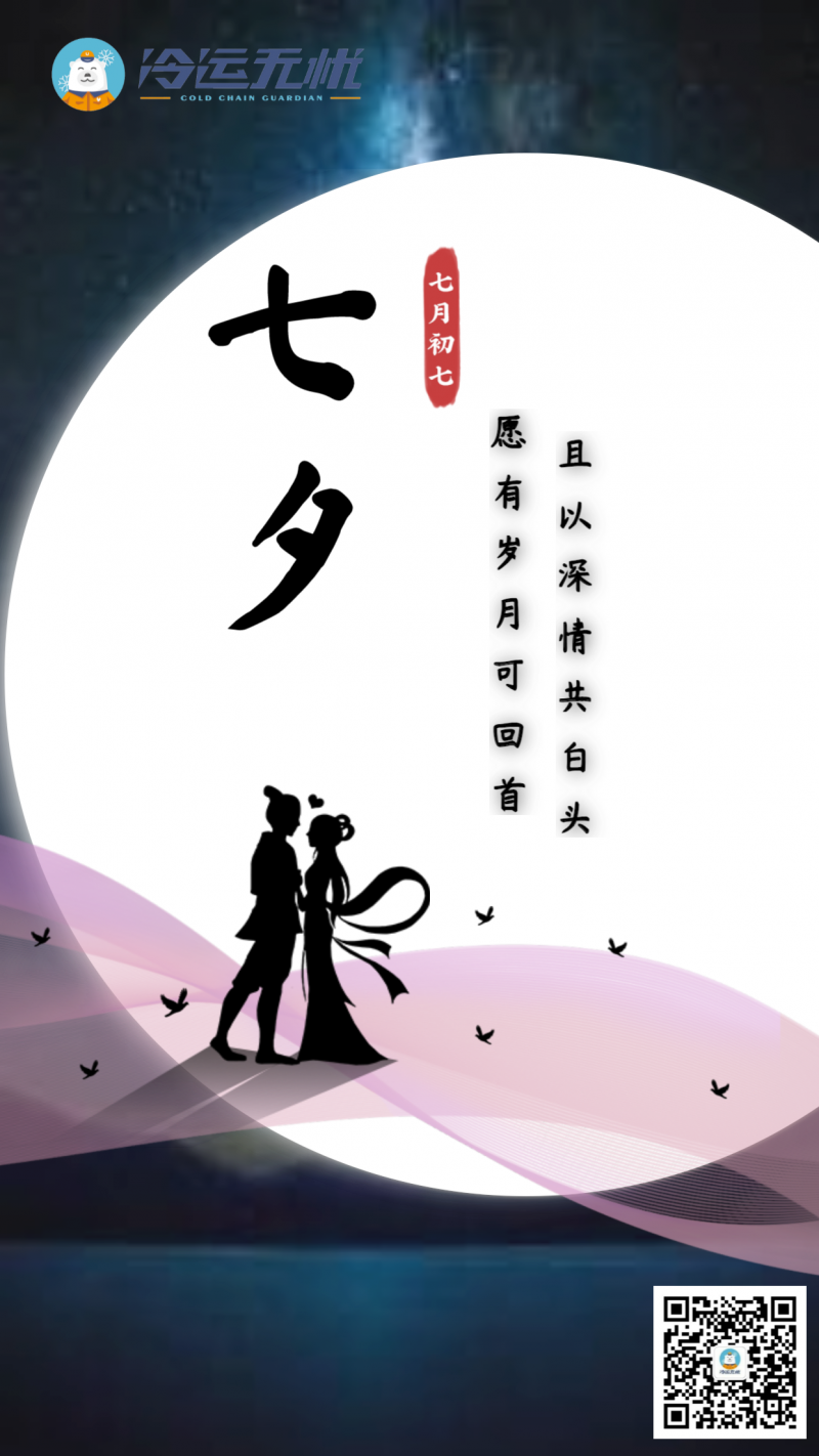 七夕，情人节，手绘海报
